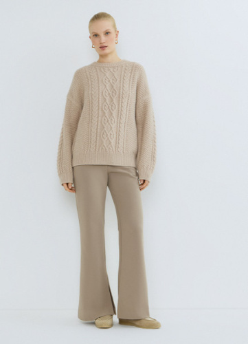 Расклёшенные брюки, Коричневый