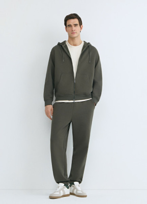 Базовые джоггеры из трикотажа, Зеленый