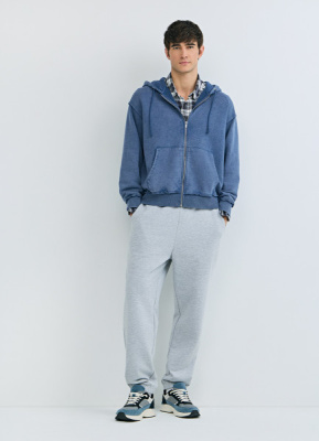 Толстовка на молнии, Синий