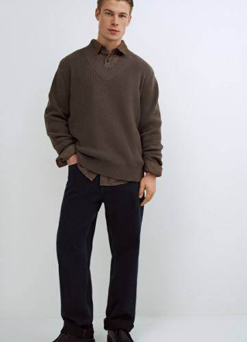 Прямые джинсы Straight, Синий