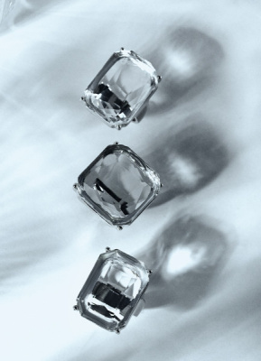 Набор колец, 3 шт., Серебряный