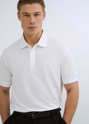 Поло из пике, Белый