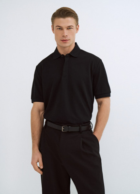 Поло из пике, Черный