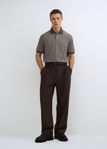 Поло из пике, Коричневый