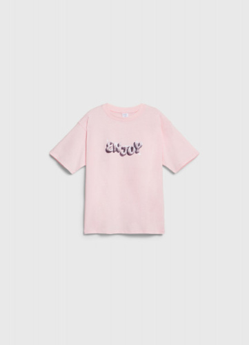 Футболка с принтом для девочек, Розовый