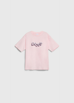 Футболка с принтом для девочек, Розовый