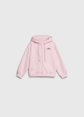 Толстовка на молнии для девочек, Розовый