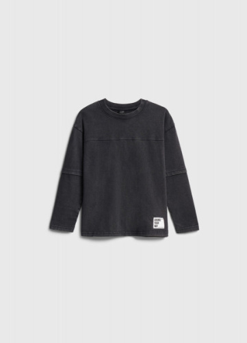 Лонгслив для мальчиков, Серый