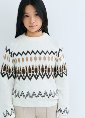 Джемпер для девочек, Бежевый