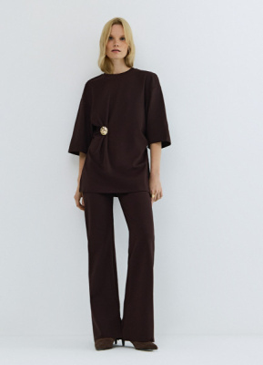 Треггинсы из трикотажа, Коричневый