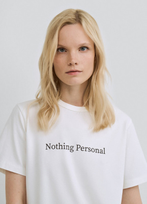 Футболка с принтом, Белый