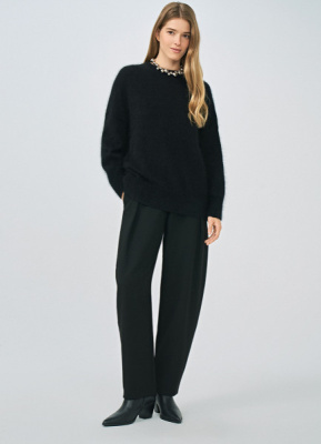 Брюки О-силуэта, Черный