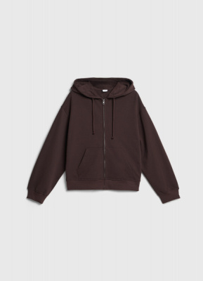 Толстовка на молнии для девочек, Коричневый