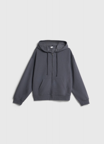 Толстовка на молнии для девочек, Серый