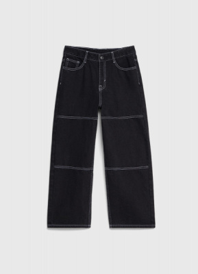 Джинсы Wide leg для мальчиков, Черный