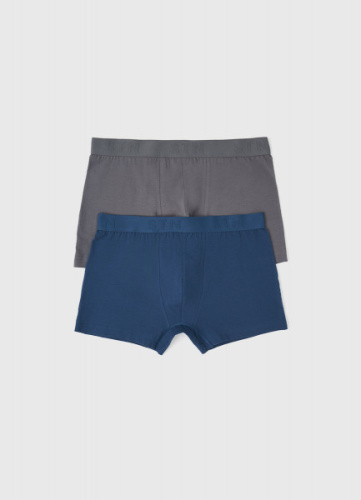 Трусы-транки, 2 шт., Синий
