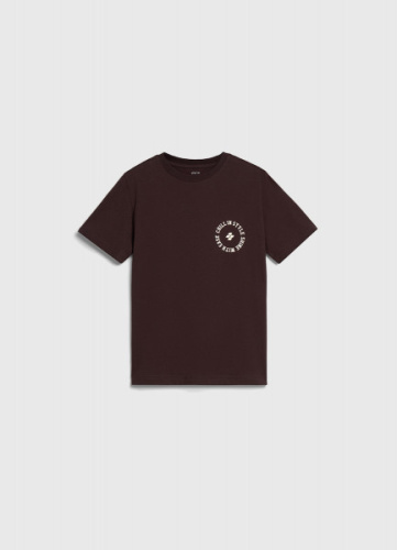 Футболка с принтом для мальчиков, Коричневый