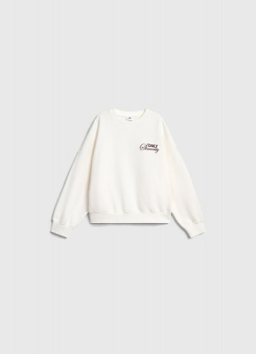 Свитшот с принтом для девочек, Бежевый