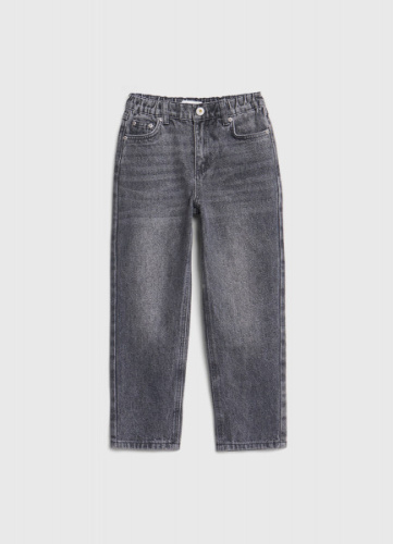 Джинсы Mom для девочек, Серый