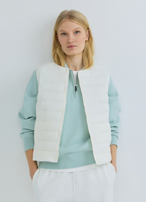 Лёгкий стёганый жилет, Бежевый