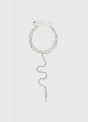 Двухъярусное ожерелье, Серебряный