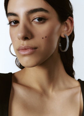 Серьги, Серебряный