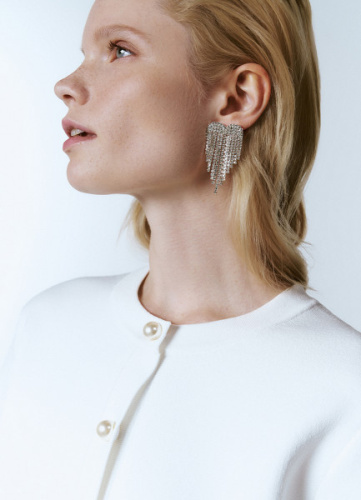 Струящиеся серьги, Серебряный