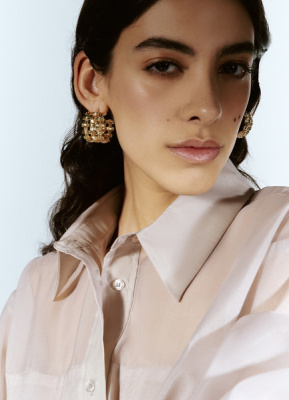 Серьги, Золотой