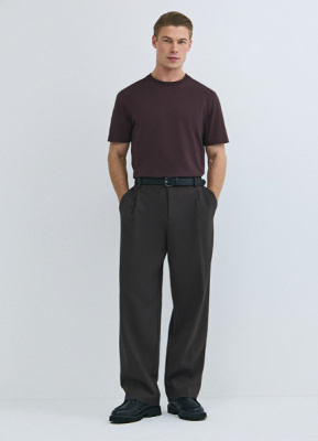 Базовая футболка из хлопка, Фиолетовый