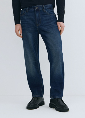 Прямые джинсы Straight, Синий