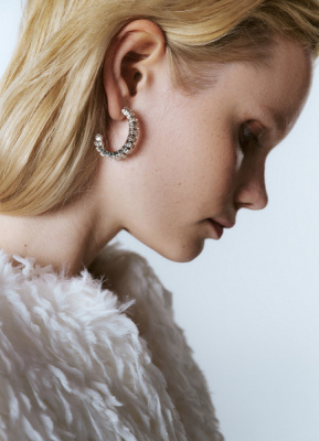 Серьги, Серебряный