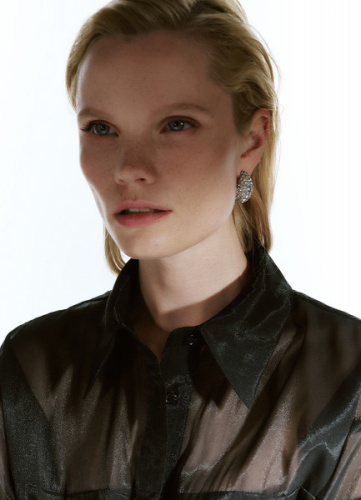 Серьги, 2 пары, Серебряный