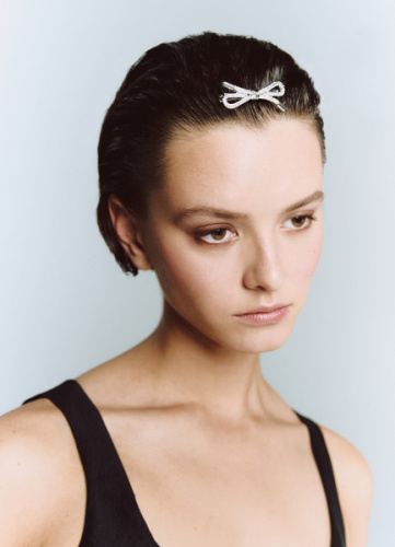 Набор заколок для волос, 4 шт., Серебряный