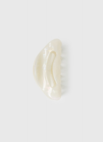 Заколка-краб для волос для девочек, Белый