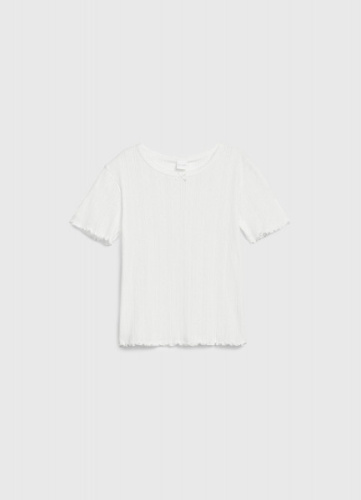 Футболка пижамная для девочек, Белый