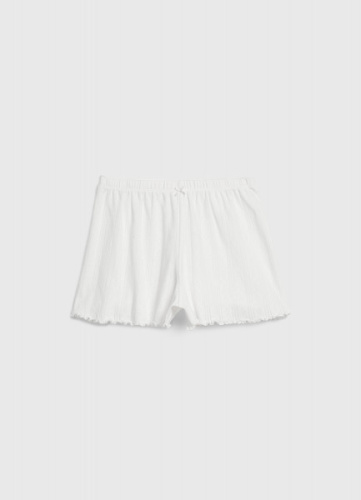 Шорты пижамные для девочек, Белый