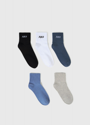 Короткие носки для мальчиков, 5 пар, Мультицвет