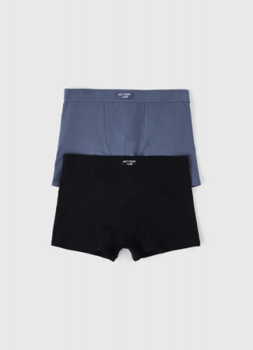 Трусы-боксеры для мальчиков, 2 шт., Голубой