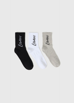 Высокие носки с рисунком для мальчиков, 3 пары, Мультицвет