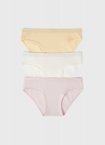 Трусы-слипы для девочек, 3 шт., Оранжевый