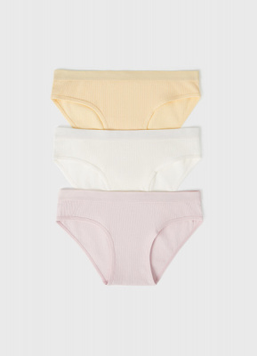 Трусы-слипы для девочек, 3 шт., Оранжевый