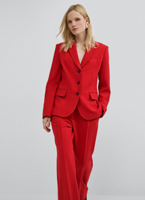 Прямые брюки, Красный