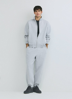 Джоггеры из хлопка, Серый