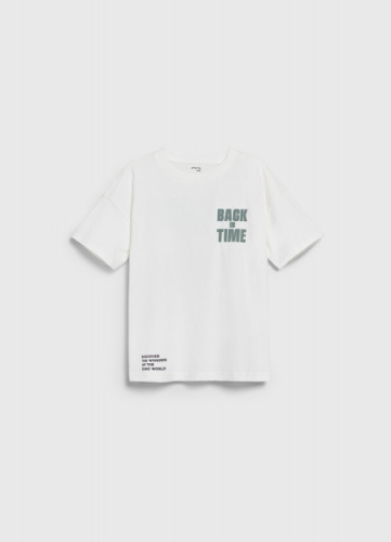 Футболка с принтом для мальчиков, Бежевый