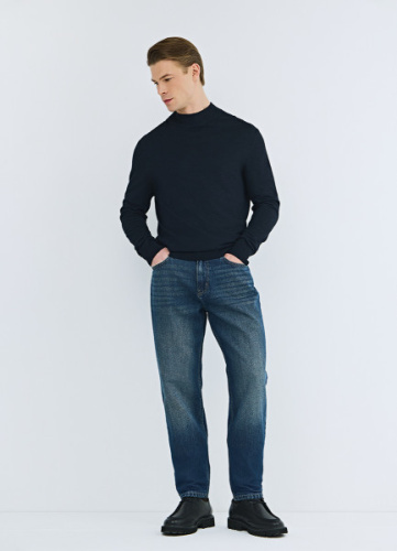 Зауженные джинсы Tapered, Синий