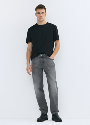 Зауженные джинсы Tapered, Серый