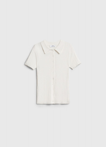 Джемпер с коротким рукавом для девочек, Белый