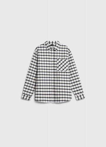 Рубашка в клетку для мальчиков, Бежевый