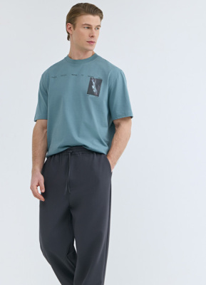 Футболка с принтом, Зеленый