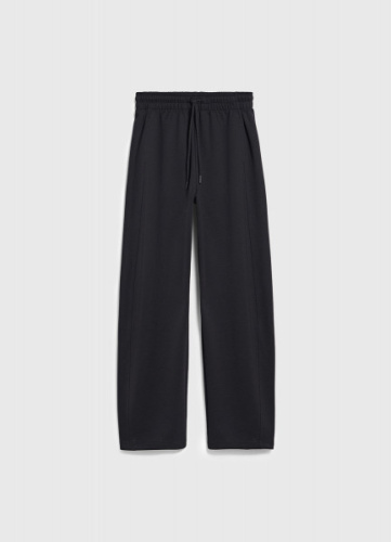 Широкие брюки для девочек, Черный